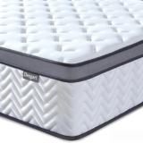 Deegari 10 Inch Small Double Size Mattress in a Box, Hybrid Cooling Gel Memory Foam & Pocketed Coils, Medium Firm, Pressure Relief, Motion Isolation