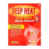 Deep Heat Pain Relief Back Patch 2 Large Patches