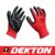 Dekton Ultra Grip Working Gloves Black/Red Nitrile 10/Xl For Diy, Tradesmen