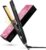 Dekuri 2 in 1 Hair Straighteners and Curler, Smooth Titanium Plate,30s Fast Heat Flat Iron, 120-230 LCD Display, Ionic Hair Straighteners for Women,Holiday Gifts for Women (Matte Black)