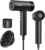 Dekuri Hair Dryer, 110,000 RPM High Speed Motor Hairdryer for Ultra-Fast Drying, 200M Ionic Care for Smooth & Shiny Hair, Lightweight with Magnetic Nozzle & Diffuser (Matte Black)