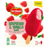 Del Monte Raspberry & Vanilla Swirl or Mango & Coconut Swirl 3x90ml – Nectar Price