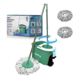 Delka Spin Mop Set with Bucket, 360 Swivel, Foot Pedal