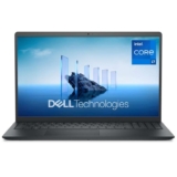 Dell 15 Laptop DC15250 15.6 FHD 120Hz, Intel Core i7-1355U Processor, 16GB DDR4 RAM, 512GB SSD, Windows 11 Home – Carbon Black