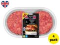 Deluxe XXL 4 Aberdeen Angus Beef Burgers, 680g