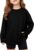 Demegimi Girls Long Sleeve Tops Casual Crew Neck T Shirt Loose Basic Top