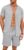 Demegimi Mens Pyjamas Set Summer Short Pyjamas 2-Piece Short Sleeve Button-Down Top and Pyjama Shorts Nightwear Loungewear
