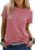 Demegimi Womens Regular Fit Short Sleeve T Shirt Plain Colour Casual Tee Comfortable Everyday Wear Perfect for Summer Work or Leisure