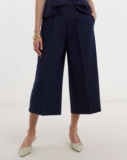 Denim Look Culottes in Navy, sizes 8 & 14 – 32