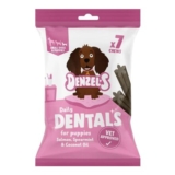 Denzels Puppy Dental Sticks, Salmon & Spearmint (Trial Pack 7) – £2.15 S&S
