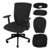 Dermalyx 4-Piece Universal Office Chair Cover Set