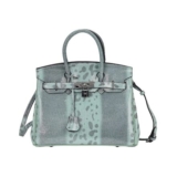 Designer Inspired – 100% Genuine Leather Snakeskin Pattern Crossbody Bag – Green