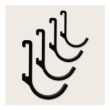 Designfactory Hamburg Utensil Holder – Self-Adhesive Rail, 4 Hooks