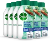 Dettol, Washing Machine Cleaner, Original, 1.5L (250ml x 6pck) Antibacterial, Removes Bacteria, Odours, Limescale and Hidden Dirt, Lasting Freshness, Kills 99.9 Percent of Bacteria
