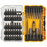 Dewalt Screwdriver Bit Set with Tough Case, 45-Piece (DW2166), Grey/Silver Screwdriving Set With Tough Case