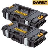 Dewalt TOUGH/STD DS150 Toughsystem Toolbox – with Inlay for Combi & Impact – Pack of 2 / Pack of 1- £9.99