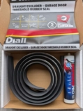 Diall Black Garage Draught seal (L)2.5m (W)75mm
