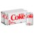 Diet Coke Soft Drink Cans, 8 x 330mL