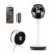 Dimplex DuoCool 2-in-1 Portable Cooling Fan – Corded Pedestal & Desk Fan, White – w/voucher