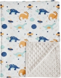 Dinosaur 75x100cm Baby Blanket Ultra Soft Breathable and Warm Swaddle Blanket Portable Sleeping Blanket for Newborns,Unisex, Toddlers, Boys,Girls