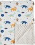 Dinosaur 75x100cm Baby Blanket Ultra Soft Breathable and Warm Swaddle Blanket Portable Sleeping Blanket for Newborns,Unisex, Toddlers, Boys,Girls