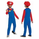 Disguise Nintendo Super Mario Mario Jumpsuit for Kids, Officially Licensed, Includes Mario Hat, Mario Fancy Dress