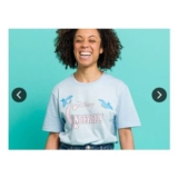 Disney Cinderella Classic Bird Logo Blue T-Shirt