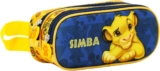 Disney Lion King Simba Rest-3D Double Pencil Case, Dark Blue