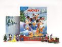 Disney Mickeys Christmas My Busy Books – Storybook, 10 figurines, playmat, cover may vary