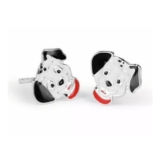 Disney Sterling Silver 101 Dalmations Enamel Stud Earrings