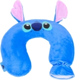 Disney Stitch Neck Hot Water Bottle & Fleece Cover, U Shaped Wrap Around Neck Shoulder Ease Main Relax Muscles Wearable Hot Water Bag Hot Water Bottle 1.1L