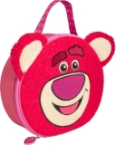 Disney Toy Story Lotso Bag – Soft Teddy Plush Fabric – Insulated, Durable, Easy-Clean Design – Perfect for School and Travel