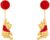 Disney Winnie The Pooh Red and Gold Coloured Floating Balloon Earrings EF00861YL