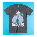 Disney the Little Mermaid Ursula Poor Unfortunate Souls Charcoal Marl T-Shirt