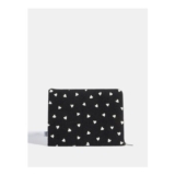 Ditsy Heart Fuzzy Laptop Case