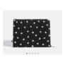 Ditsy Heart Fuzzy Laptop Case