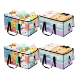 Dntorx 4 Pack 90L Clothes Storage Bags
