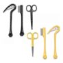 Dog Flea Comb and 6-Piece Grooming Set: Eye Comb, Scissors