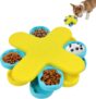 Dog Puzzle Toy 3 levels Interactive Dog Puzzle Feeder Puppy Treat Dispenser Slow Feeder Bowl Interactive Dogs Treat Toy for Mental Enrichment IQ Training & Anxiety Relief Dog Birthday Gifts