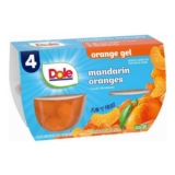 Dole Mandarin in Orange Jelly, 4 X 123g in Orange Flavored
