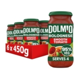 Dolmio Bolognese Smooth Tomato Pasta Sauce Jar, Bulk Multipack 6 X 450g