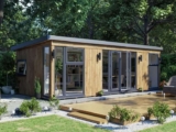 Dominator Pressure Treated Garden Office Dwarf Approx. W7.5m x D3.5m / W24 x D10 – With Code