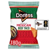 Doritos Mexican Beef Taco Tortilla Sharing Crisps 180g