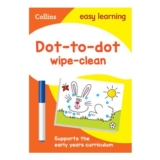 Dot-to-Dot Wipe-Clean Activity Book for Ages 3-5
