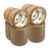 Double Dragon Brown Packing Tape 48mm x 66m (12 Rolls) Heavy-Duty Parcel Packaging Tape