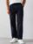 Double Pleat Mens Trousers – Navy (28 Regular)