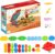 Dough Tools Kit for Kids, 28 PCS Dough Accessories Set, Hamburger Maker Machine, Playdough Tools Kit for Kids, Kitchen Creations Educational Toy Gift Set