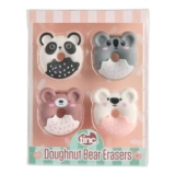 Doughnut Bear Erasers Collection for Kids