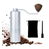 DouzDaz Manual Coffee Grinder with Stainless Steel Burr