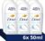 Dove Fresh Care Womens Antiperspirant Deodorant Roll On for 48 Hour Sweat Protection and Long-Lasting Fragrance with ¼ Moisturising Cream 50 ml, Pack of 6
